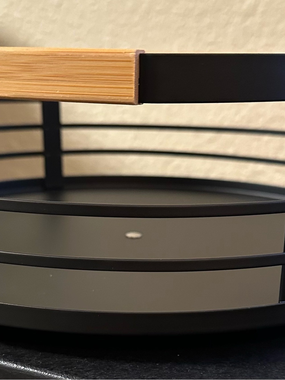 🔥PriceDrop🔥 West Elm Black Rotating Turntable Tray